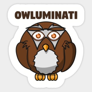 Owluminati Sticker